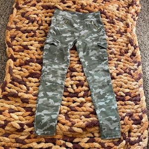 Green Camouflage Pants Justice Size 14